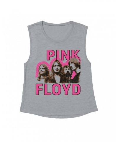 Pink Floyd Ladies' Muscle Tank Top | Paramount Theater Concert Poster Image Shirt $16.15 Shirts