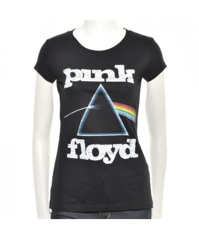 Pink Floyd Girls Classic Dark Side Scoop Neck T-Shirt $9.50 Shirts