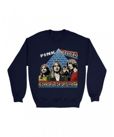 Pink Floyd Sweatshirt | Dark Side Of The Moon In Concert Distressed Sweatshirt $17.48 Sweatshirts