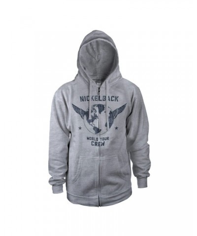 Nickelback World Tour Crew Zip Hoodie $16.18 Sweatshirts