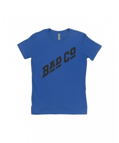 Bad Company Ladies' Boyfriend T-Shirt | Classic Logo Black Shirt $10.98 Shirts