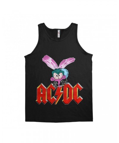 AC/DC Unisex Tank Top | Fly On The Wall Concert Tour Poster Shirt $12.23 Shirts