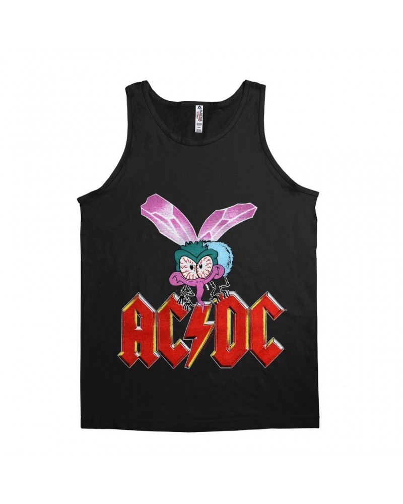 AC/DC Unisex Tank Top | Fly On The Wall Concert Tour Poster Shirt $12.23 Shirts
