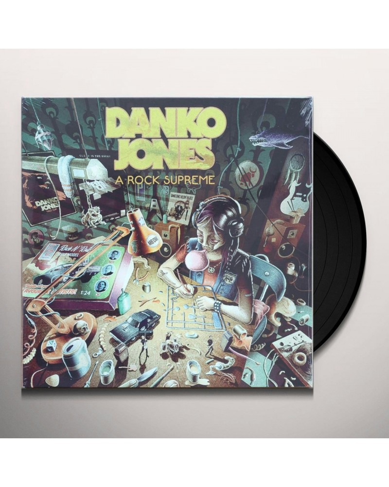 Danko Jones ROCK SUPREME (CRYSTAL CLEAR) Vinyl Record $19.14 Vinyl