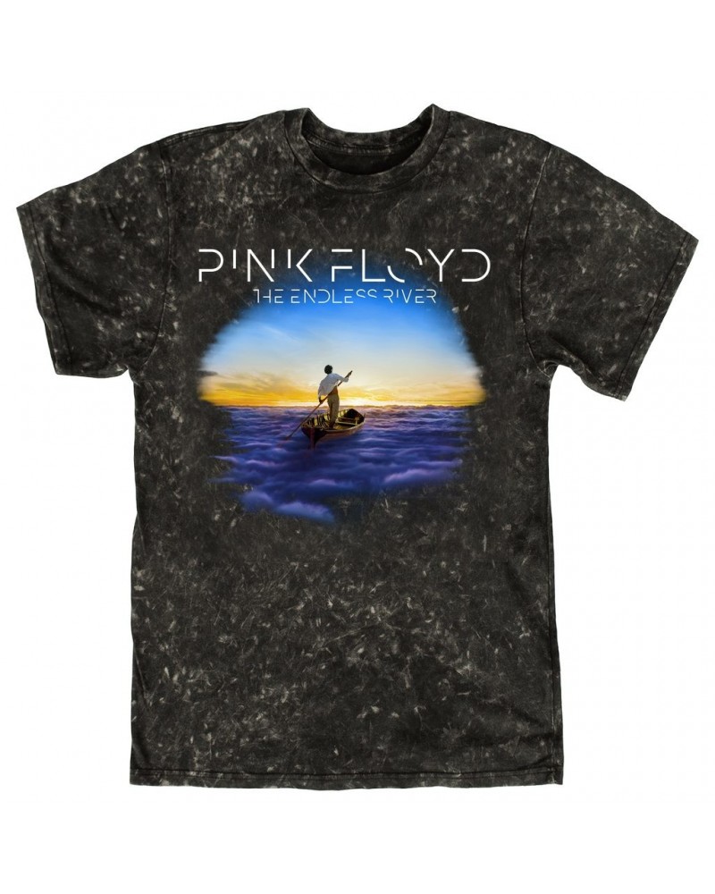 Pink Floyd T-shirt | The Endless River Album Image Mineral Wash Shirt $10.48 Shirts