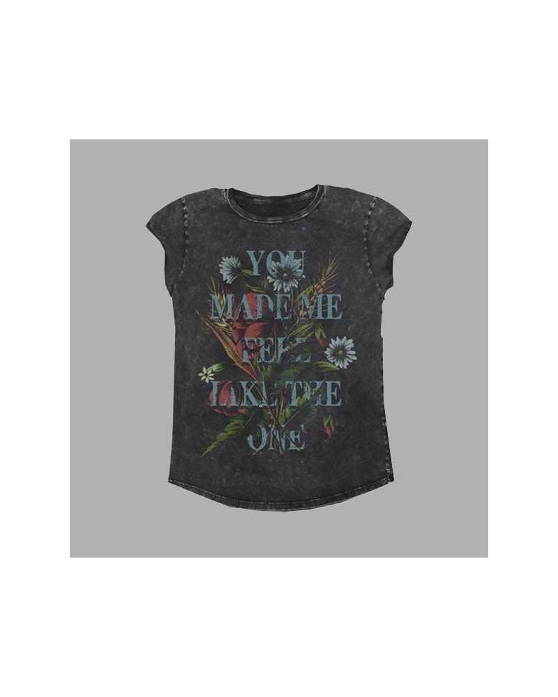 Stereophonics FLORAL WOMANS ACID WASHED BLACK T-SHIRT $10.76 Shirts