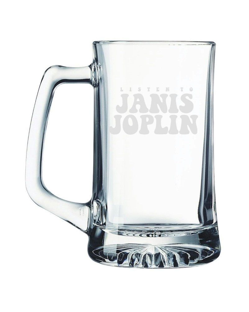 Janis Joplin Listen To Janis Joplin 25 oz Beer Mug $10.50 Drinkware