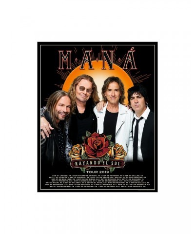 Maná Rayando El Sol Tour Poster $6.20 Decor