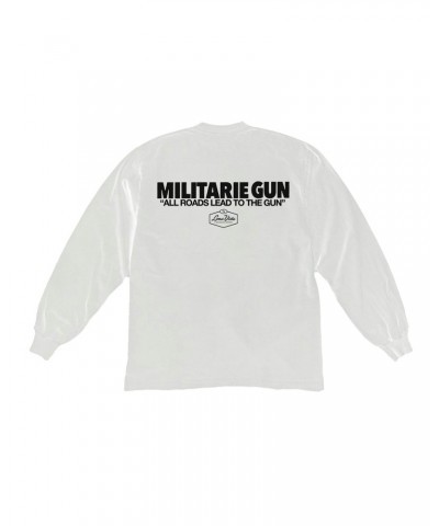 Militarie Gun All Roads Lead To The Gun White Longsleeve $18.40 Shirts