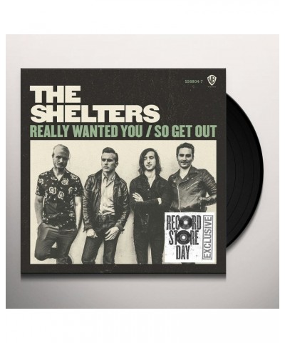 The Shelters REALLY WANTED YOU Vinyl Record $2.65 Vinyl