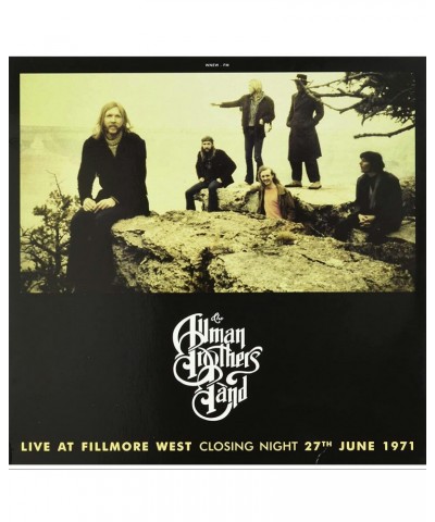 Allman Brothers Band Fillmore Closing Night 27 06 1971 - WNEW (2LP) Vinyl Record $24.91 Vinyl