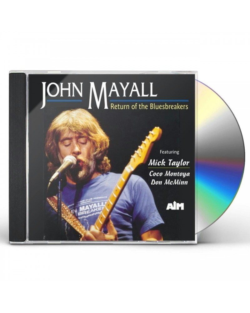 John Mayall RETURN OF THE BLUEBREAKERS CD $5.80 CD