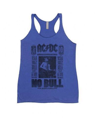 AC/DC Bold Colored Racerback Tank | No Bull Album Cover Design Distressed Shirt $11.29 Shirts