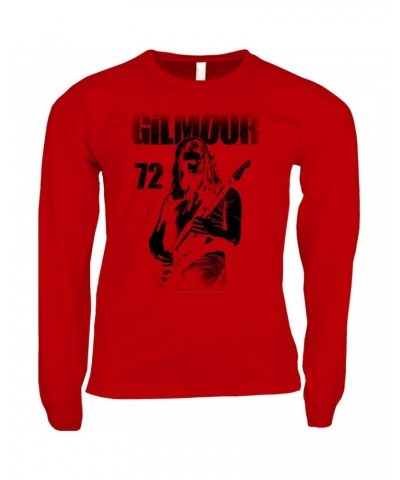 David Gilmour Long Sleeve Shirt | Gilmour 1972 Design Distressed Shirt $8.99 Shirts