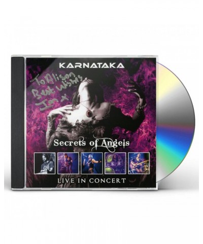 Karnataka SECRETS OF ANGELS LIVE CD $8.20 CD