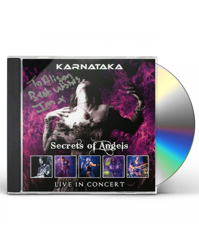 Karnataka SECRETS OF ANGELS LIVE CD $8.20 CD