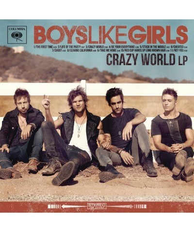 BOYS LIKE GIRLS CRAZY WORLD LP CD $6.99 Vinyl