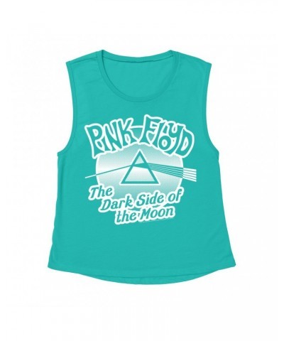 Pink Floyd Ladies' Muscle Tank Top | Retro POP Art Dark Side Of The Moon Shirt $14.83 Shirts