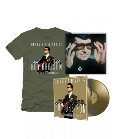 Roy Orbison Exclusive Limited Gold 2LP + T-Shirt + Numbered Limited Edition 12" x 12" Print $31.73 Vinyl