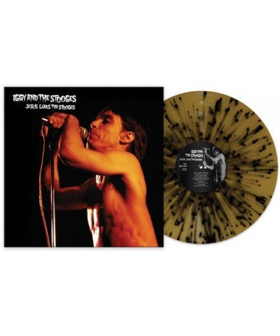 Iggy and the Stooges JESUS LOVES THE STOOGES (BLACK & GOLD SPLATTER) Vinyl Record $12.32 Vinyl