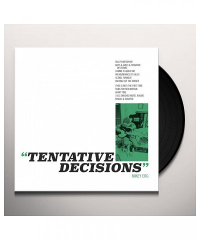 Mikey Erg Tentative Decisions Vinyl Record $9.63 Vinyl