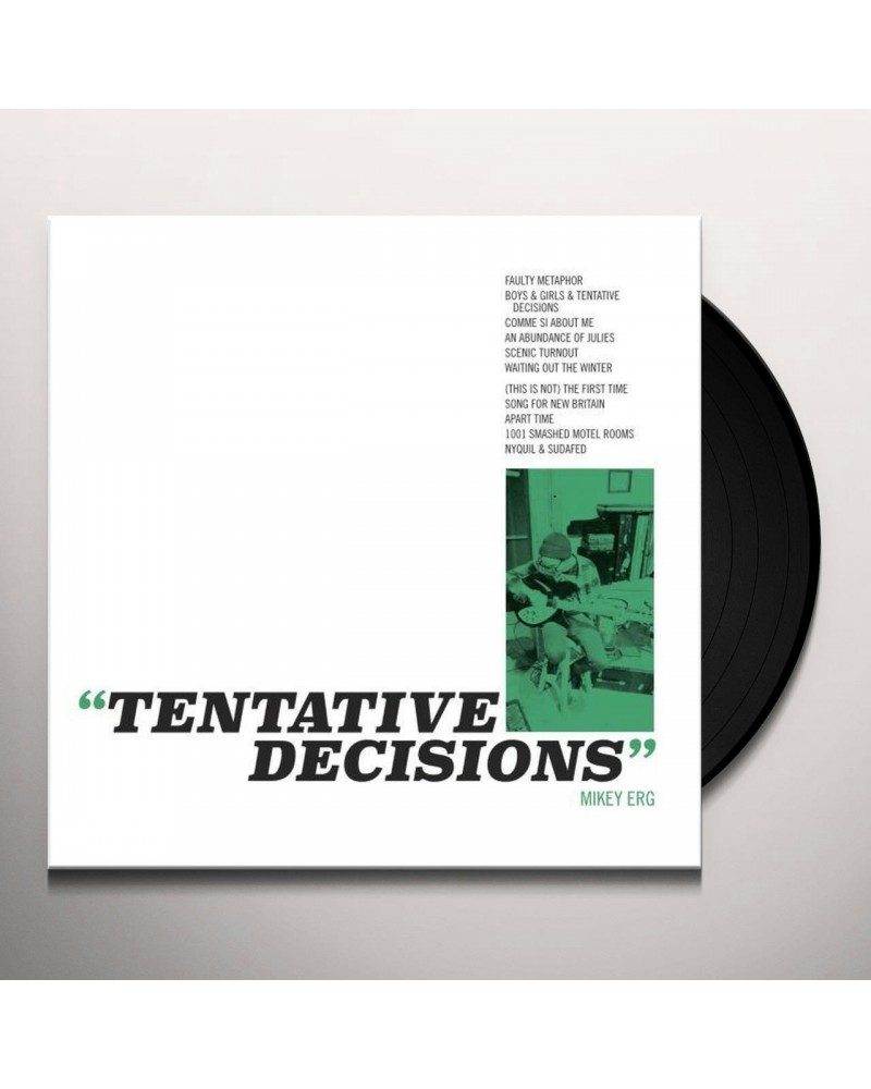 Mikey Erg Tentative Decisions Vinyl Record $9.63 Vinyl