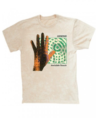 Genesis T-shirt | Invisible Touch Album Cover Mineral Wash Shirt $10.48 Shirts