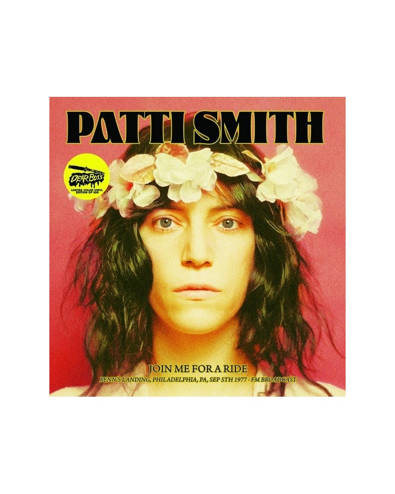 Patti Smith Join Me For A Ride (Colored) Vinyl Record $10.50 Vinyl