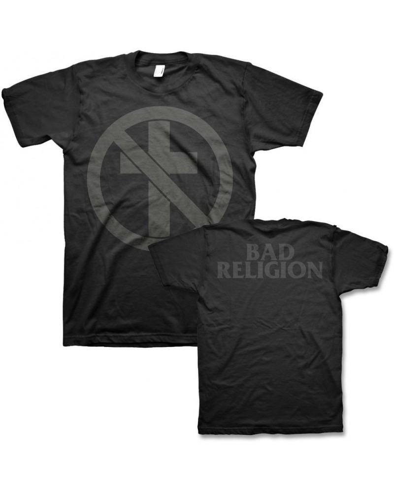 Bad Religion Monochrome Crossbuster T-Shirt (Black) $9.85 Shirts