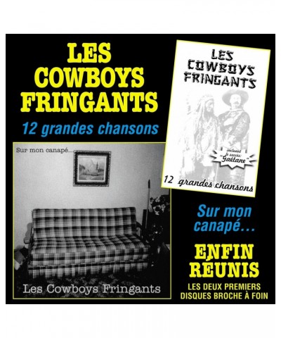 Les Cowboys Fringants ‎/ Enfin réunis : 12 grandes chansons / Sur mon canapé - 2CD $4.44 CD