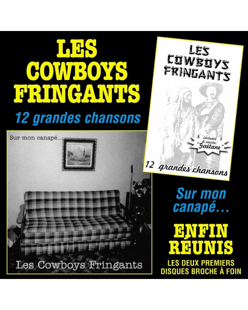 Les Cowboys Fringants ‎/ Enfin réunis : 12 grandes chansons / Sur mon canapé - 2CD $4.44 CD