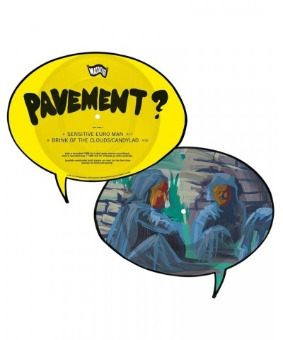 Pavement SENSITIVE EURO MAN / BRINK OF THE CLOUDS/CANDYLAD Vinyl Record $10.45 Vinyl