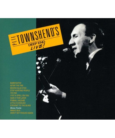 Pete Townshend DEEP END LIVE CD $6.32 CD