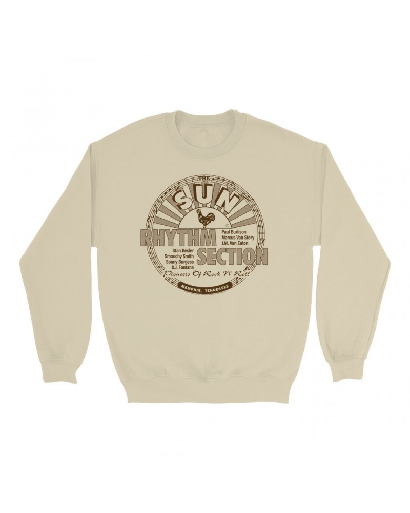 Sun Records Sweatshirt | Rhythm Selection Pioneers Of Rock N' Roll Sweatshirt $14.33 Sweatshirts