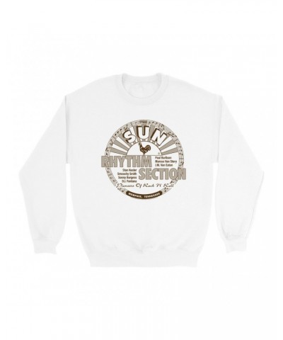 Sun Records Sweatshirt | Rhythm Selection Pioneers Of Rock N' Roll Sweatshirt $14.33 Sweatshirts