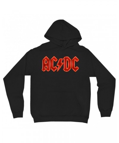 AC/DC Hoodie | Neon Lights Logo Hoodie $14.38 Sweatshirts