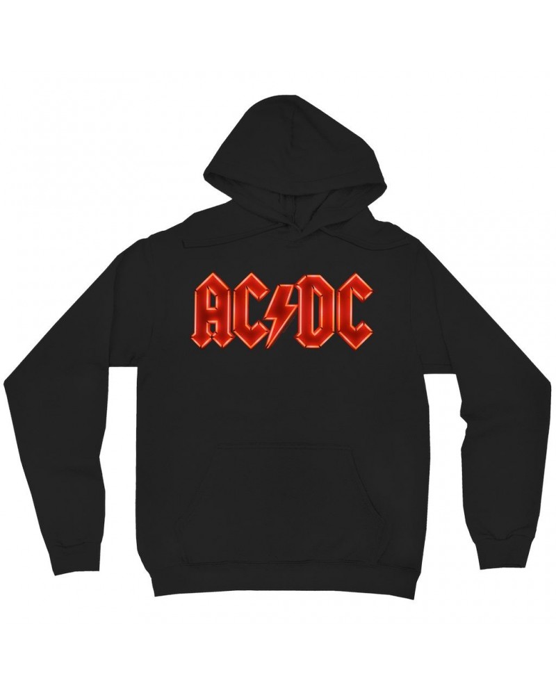 AC/DC Hoodie | Neon Lights Logo Hoodie $14.38 Sweatshirts