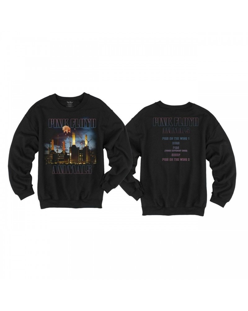 Pink Floyd Animals Tracklist Sweatshirt $20.90 Sweatshirts