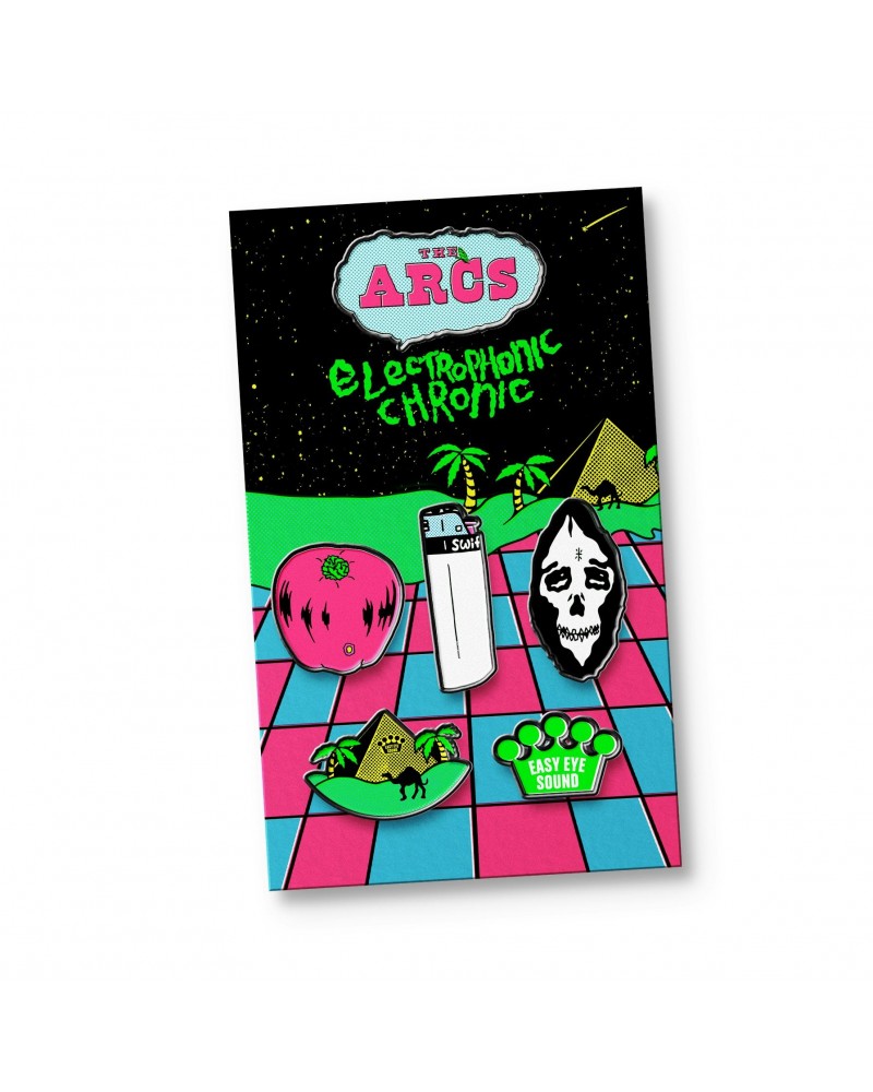 The Arcs Electrophonic Chronic Enamel Pin Pack $9.25 Accessories