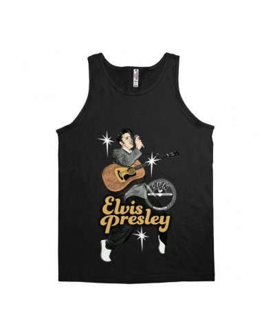 Elvis Presley Unisex Tank Top | On Stage Performing Artwork Shirt $9.73 Shirts