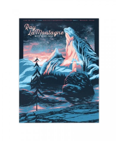 Ray LaMontagne Part Of The Light Tour 2018 - 6/28 Bangor ME Poster $13.80 Decor
