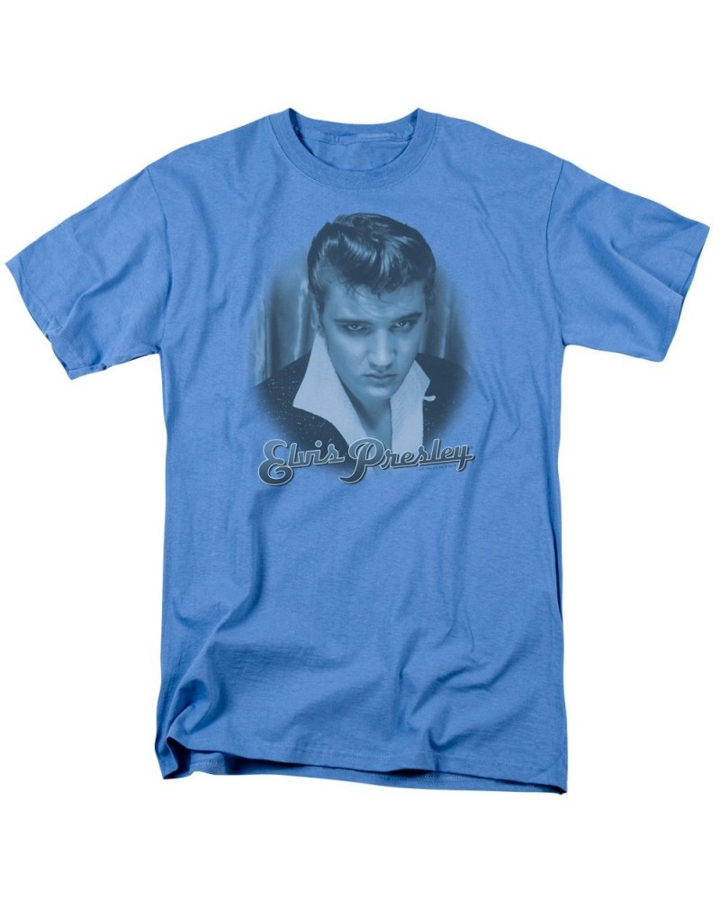 Elvis Presley Shirt | BLUE SUEDE FADE T Shirt $7.56 Shirts