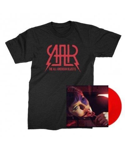 The All-American Rejects Send Her To Heaven 12" (Red) + Logo Tee (Black) Bundle $11.75 Shirts