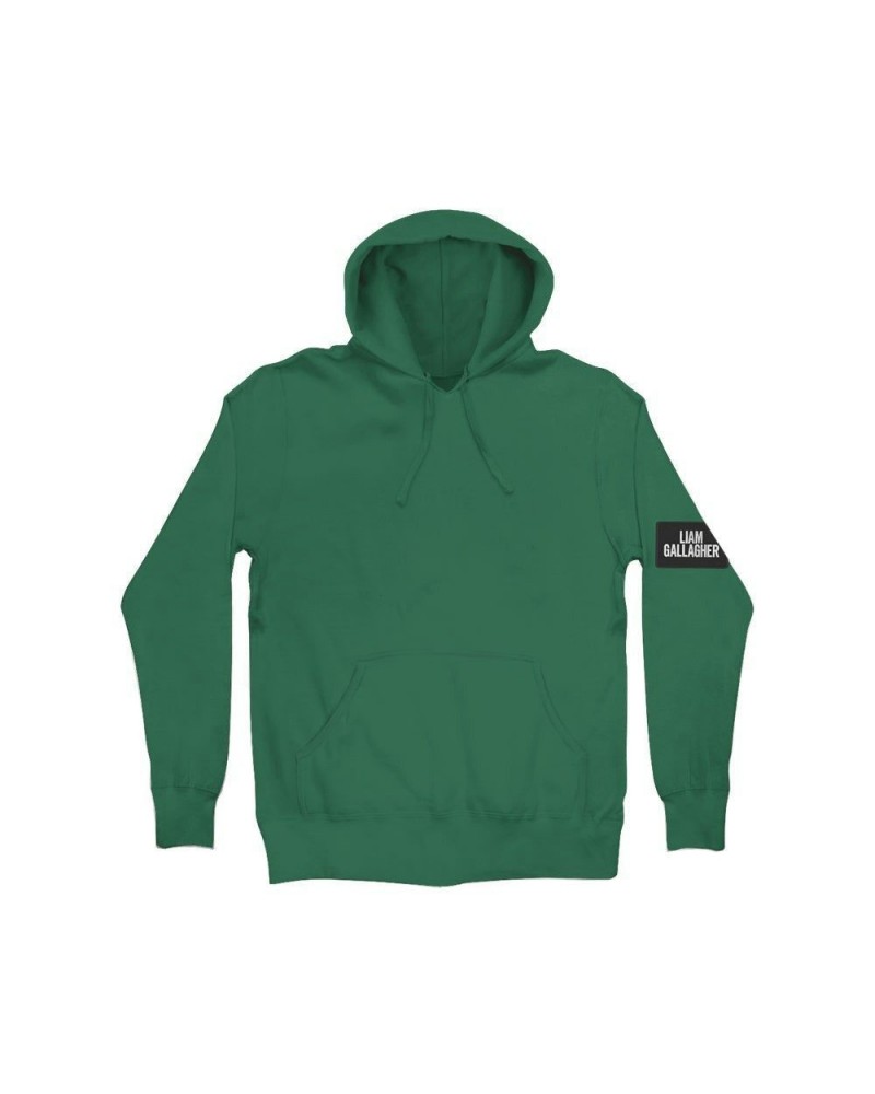 Liam Gallagher Patch Green Hoodie $20.11 Sweatshirts