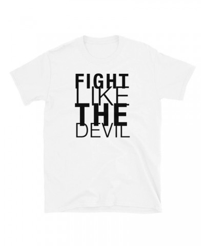 Onlap T-Shirt Fight like the Devil blanc $8.55 Shirts