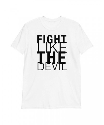 Onlap T-Shirt Fight like the Devil blanc $8.55 Shirts