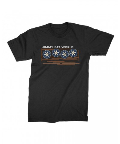 Jimmy Eat World Surviving Fans Tee (Black) $13.72 Shirts