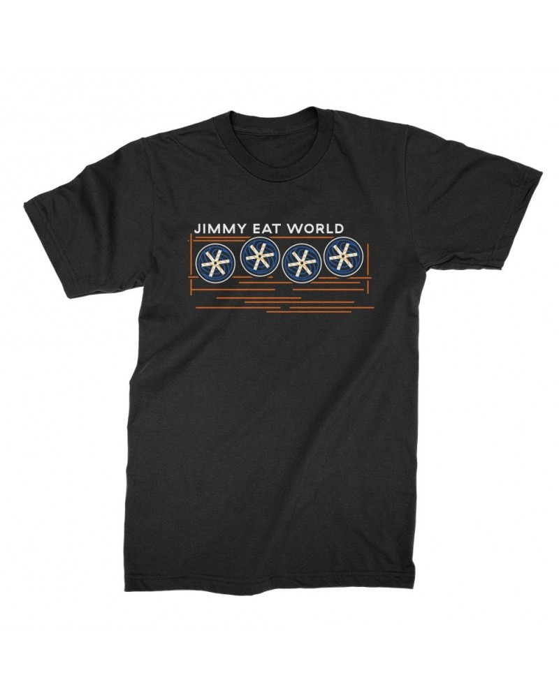 Jimmy Eat World Surviving Fans Tee (Black) $13.72 Shirts