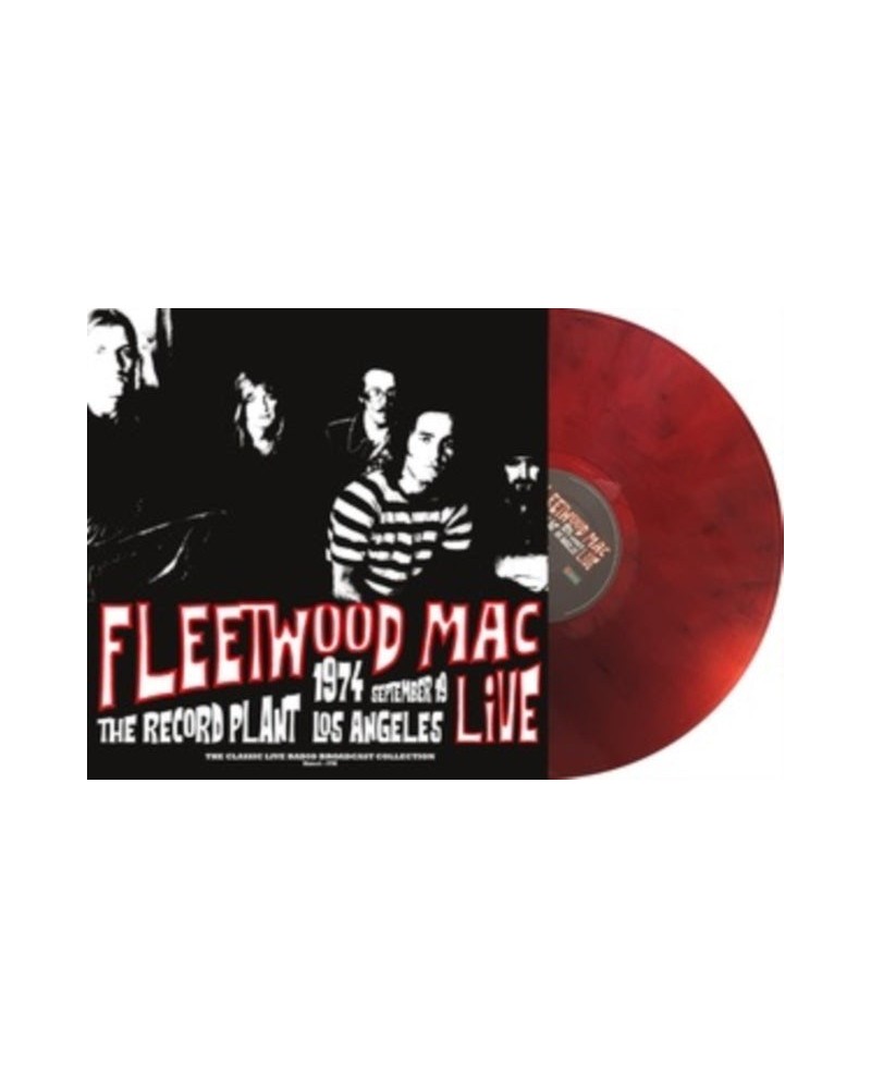 Fleetwood Mac LP Vinyl Record - Live At The Record Plant 19 74 (Red Marble Vinyl) $12.22 Vinyl