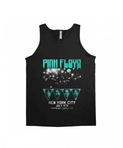 Pink Floyd Unisex Tank Top | 4th Of July NYC Concert Turquoise Distressed Shirt $11.98 Shirts